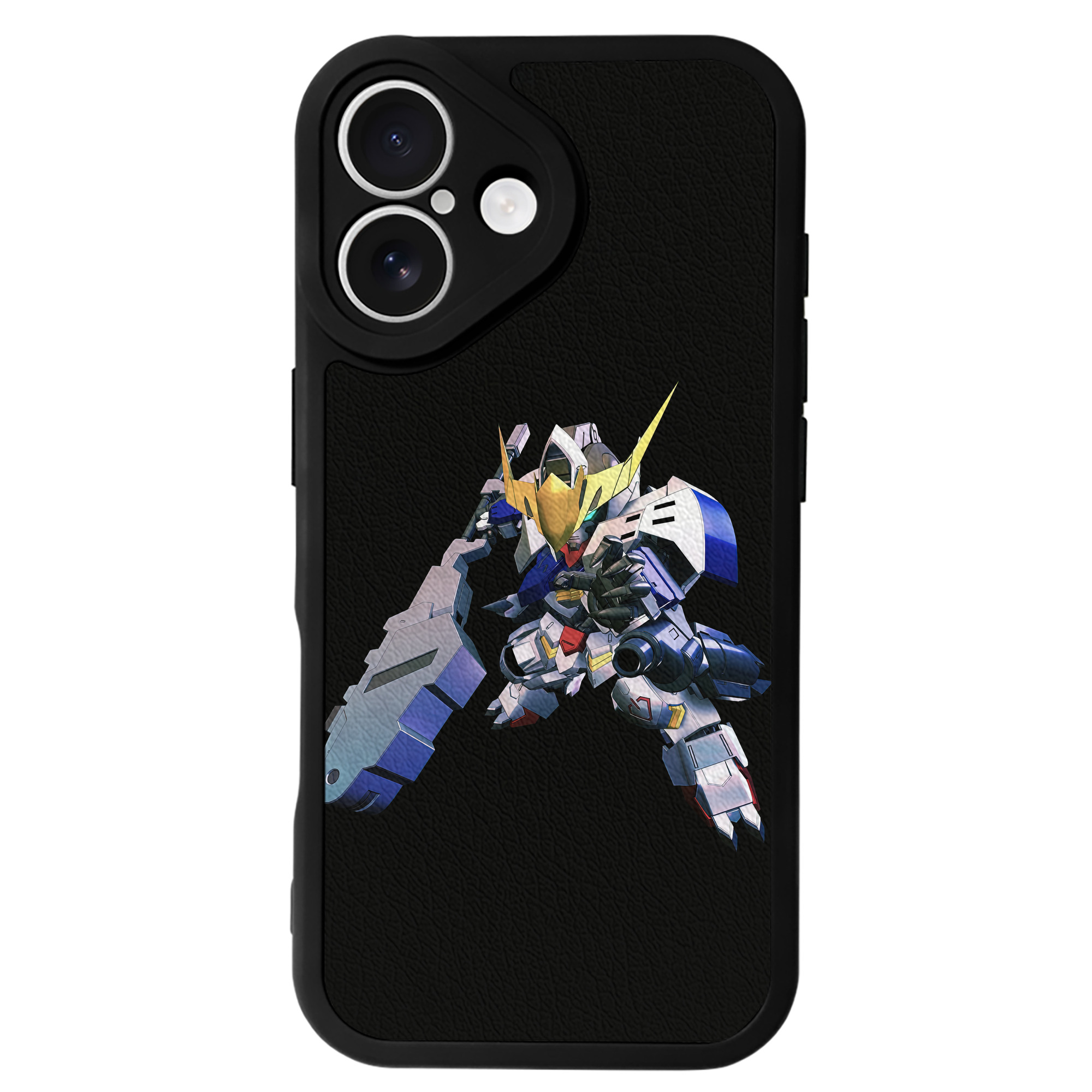 （画像用） 機動戦士ガンダム Mobile Suit Gundam 【iPhone 16シリーズ対応】シリコンスマホケース（レザー調） 材質：シリコン